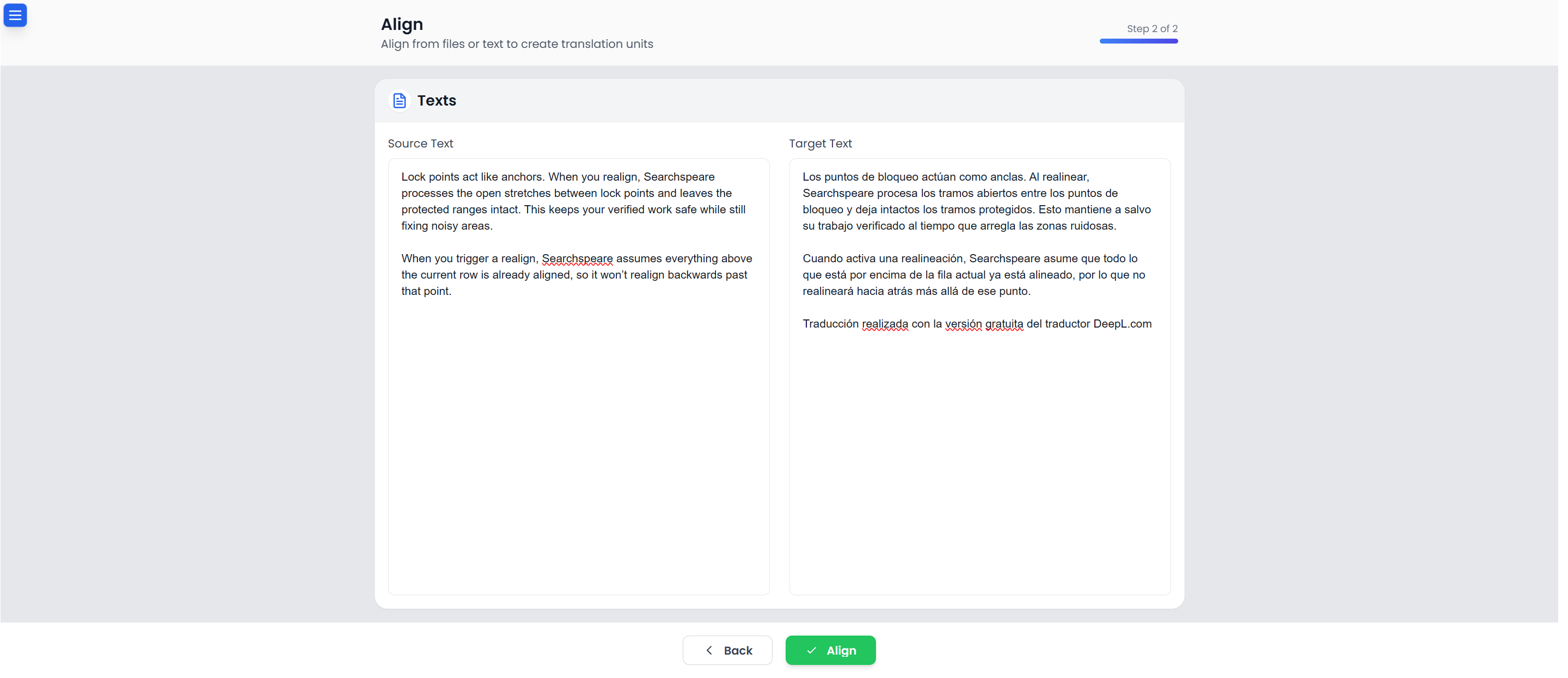 Aligner step 2 (text, light)