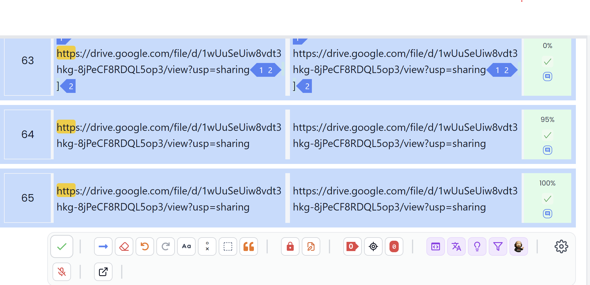 Opening external reference links from selected text (light)