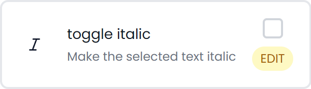Italic (light)