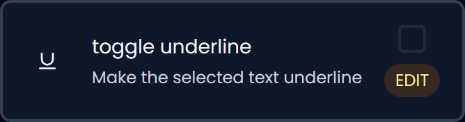 Underline (dark)