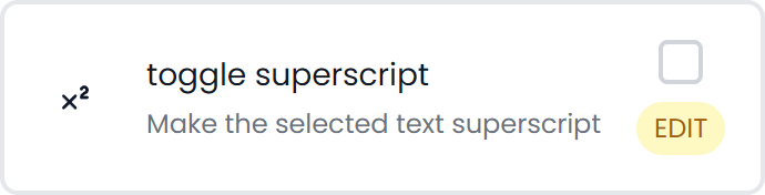 Superscript (light)