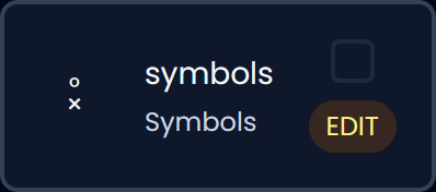 Symbols (dark)