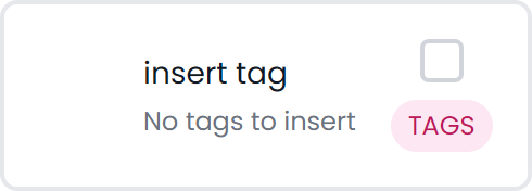 Insert tags (light)