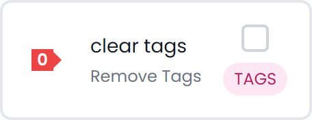 Remove tags (light)
