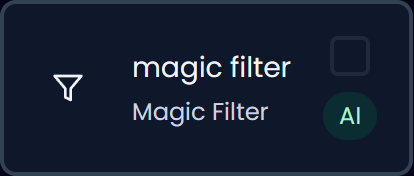 Magic filter (AI) (dark)