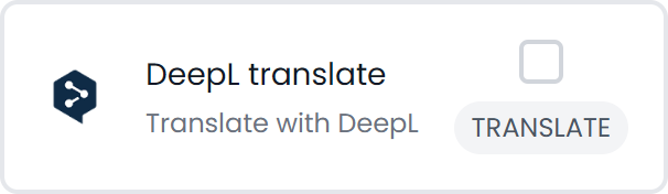 Translate with DeepL (light)